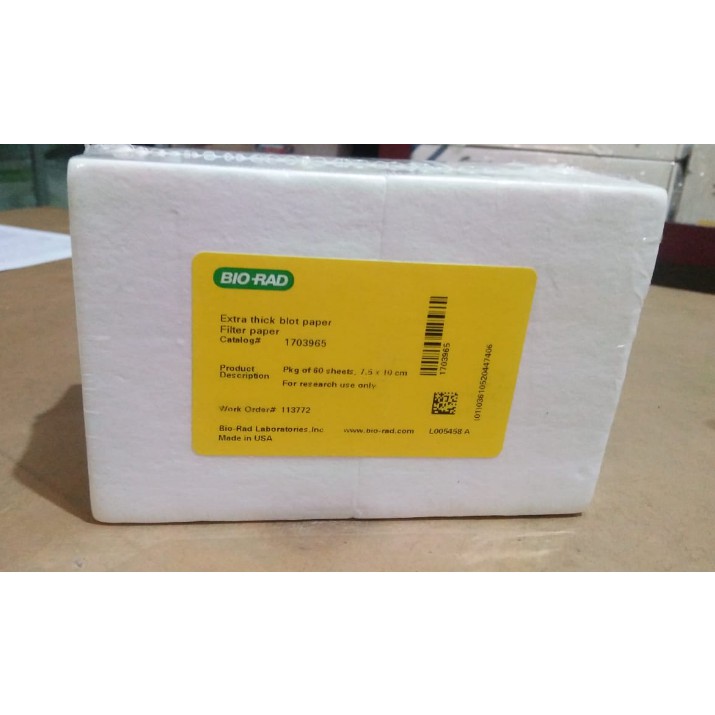 Jual Bio-Rad Filter Paper 1703965 Extra Thick 7.5x10cm | Shopee Indonesia