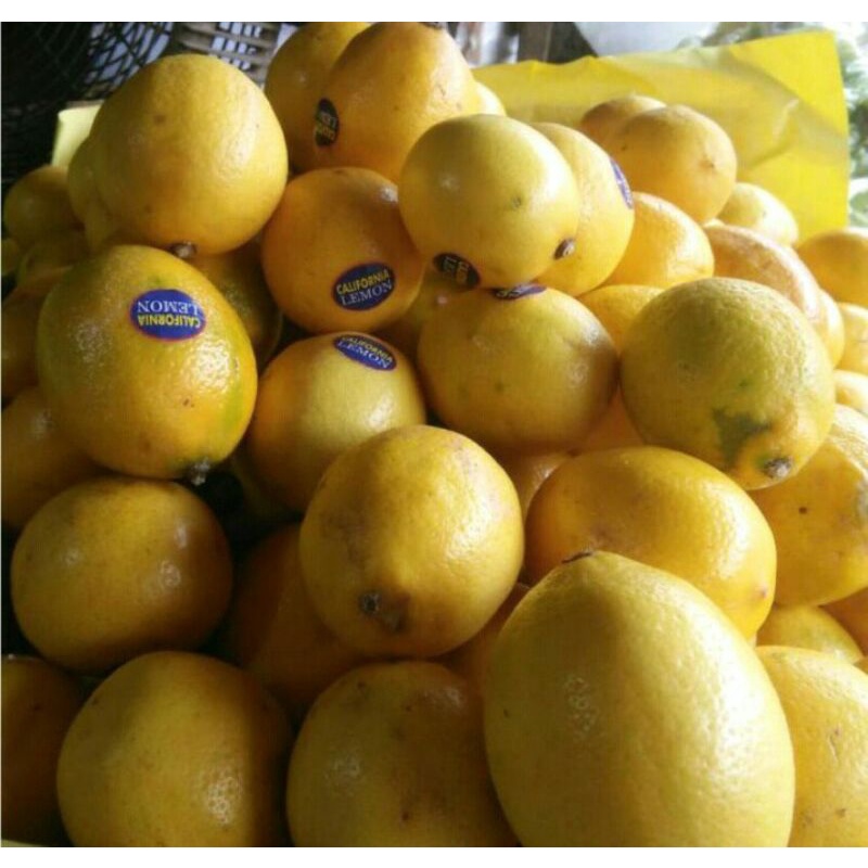 Jual LEMON IMPORT CALIFORNIA PER 500 gr | Shopee Indonesia