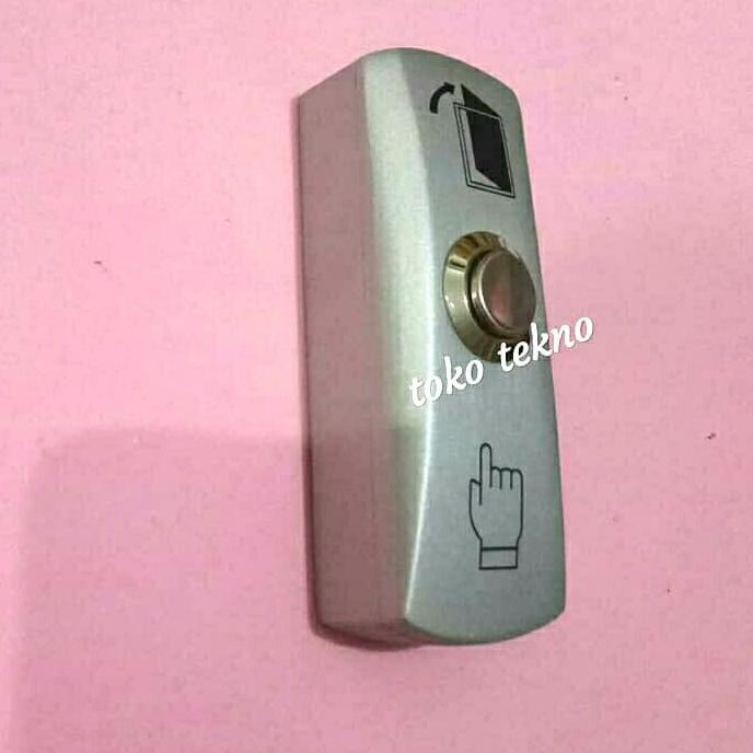Jual Exit Push Button Metal + Out Bow Stainless Panjang | Tombol Bel ...