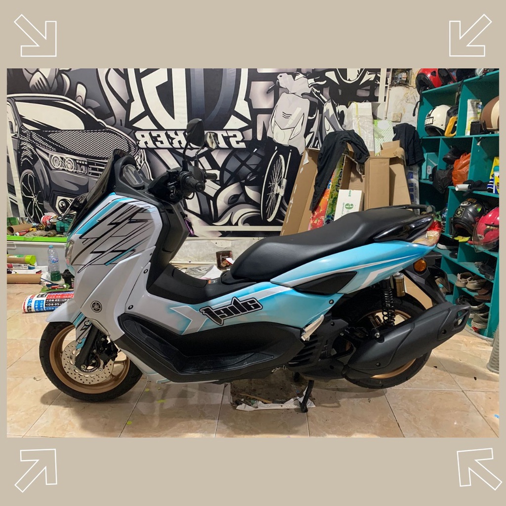 Jual Stiker Decal Motor YAMAHA NMAX NEW Full Body Sticker NMAX Motif