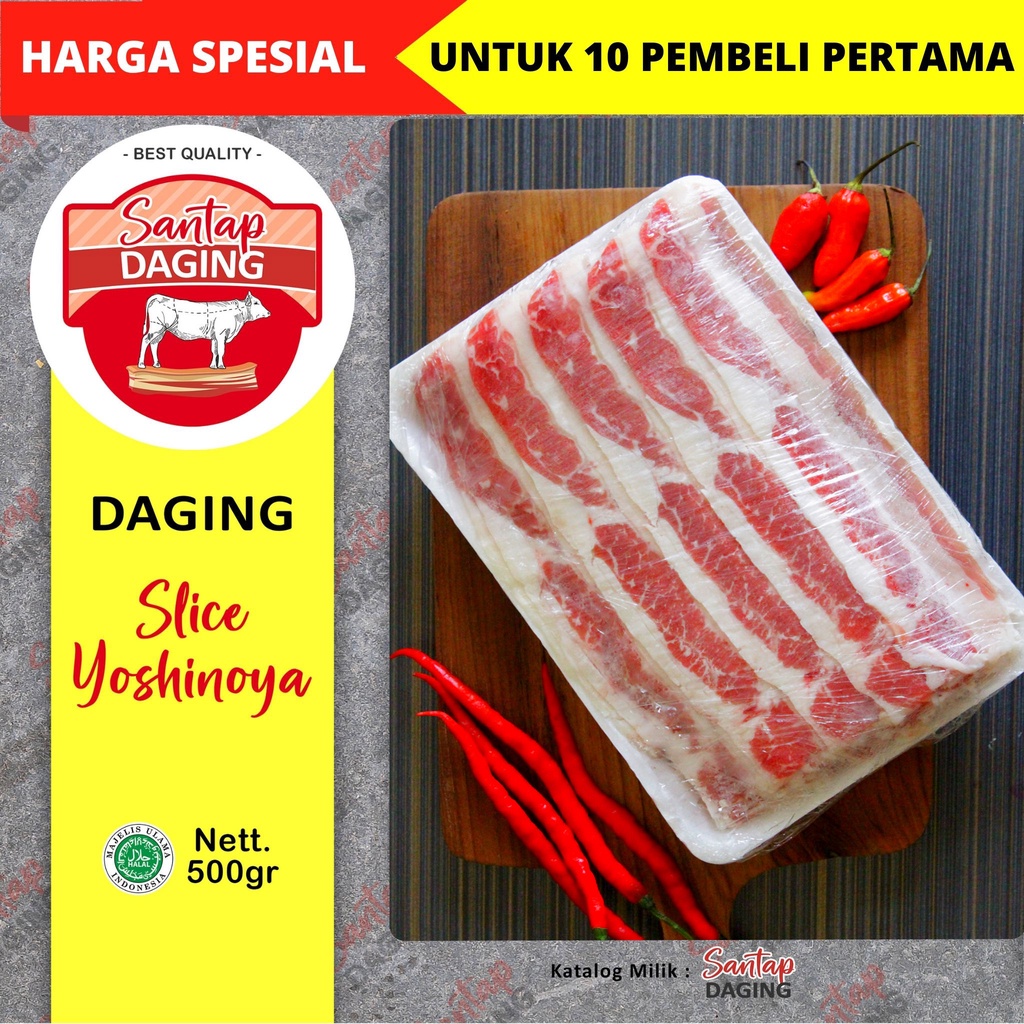 Jual Daging Sapi Slice Beef Yoshinoya Us Beef Slice Shortplate Kg