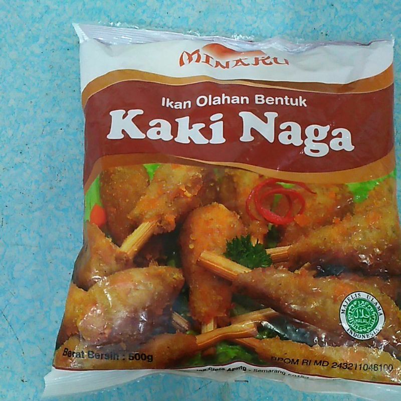 Jual Minaku Ikan Olahan Bentuk Kaki Naga G Shopee Indonesia