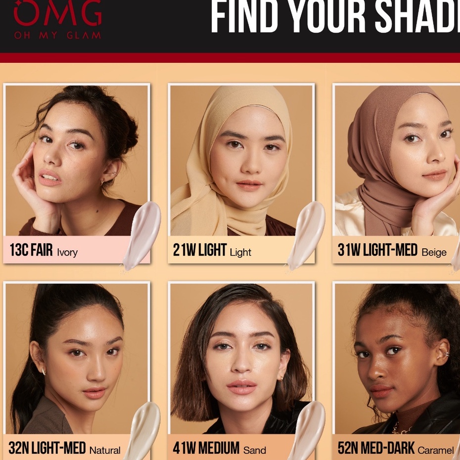 Jual OMG FOUNDATION FONDATION MAKE UP FLAWLESS FULL COVERAGE UNTUK