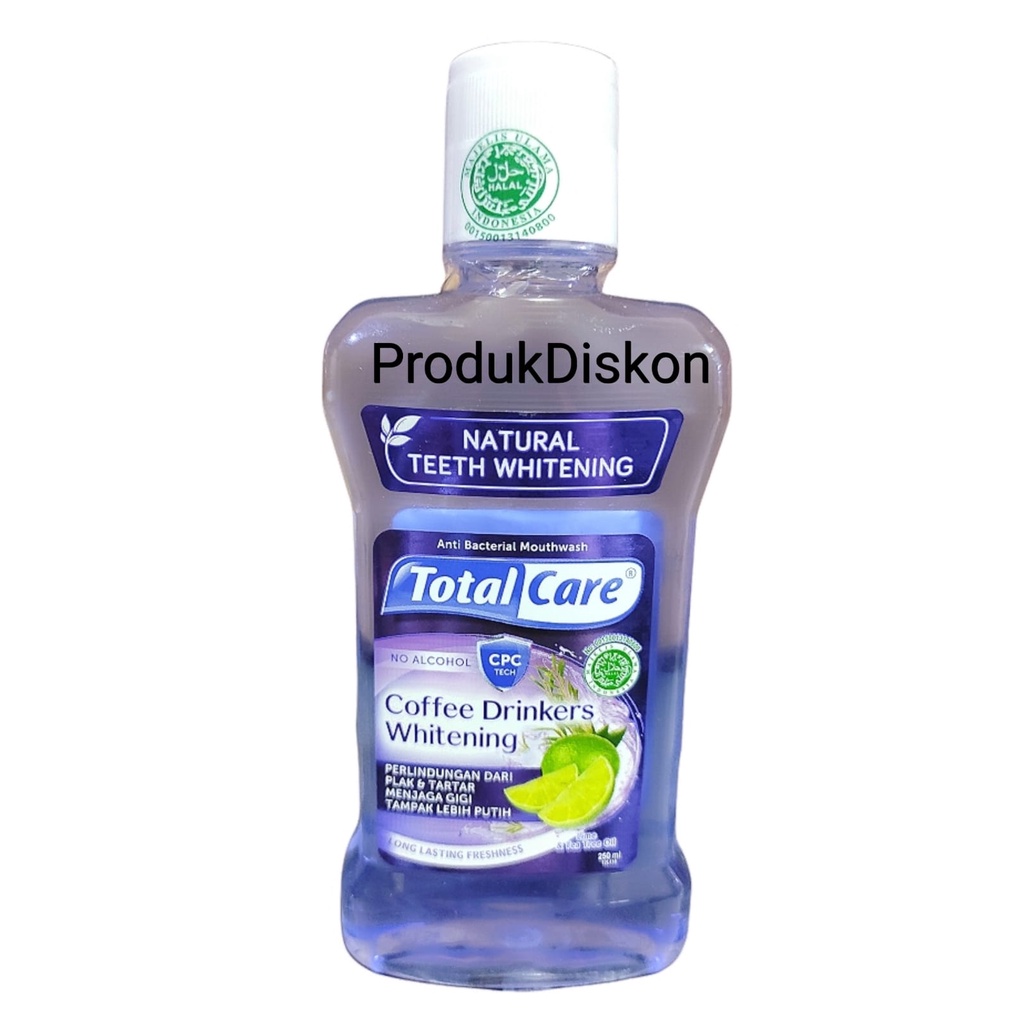 Jual TOTAL CARE Mouthwash Pencegah Gigi Berlubang 250ML Obat Kumur