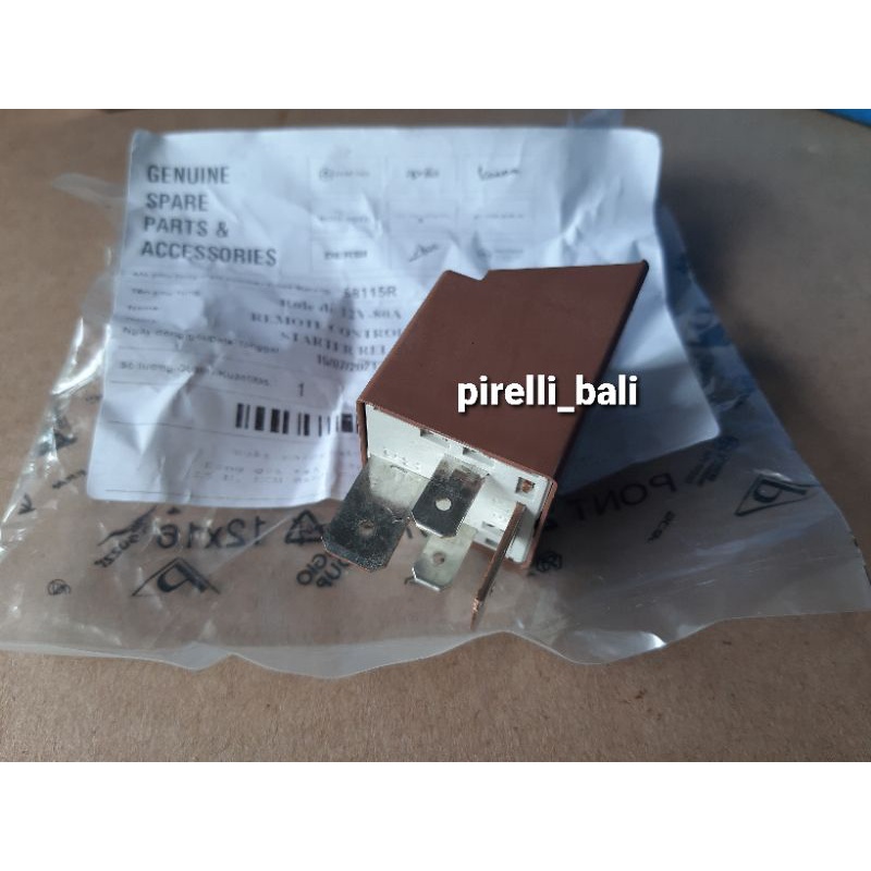 Jual Relay Starter Coklat Lx LXV Vespa S Liberty Sprint Primavera GTS