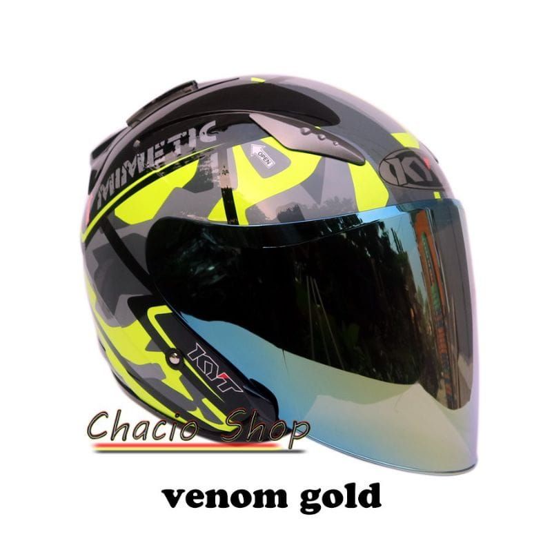 Jual Flat Visor Kyt Dj Maru Galaxy Slide Venom Open Kaca Kyt Norisk Kaca Helm Kyt Free Rachet