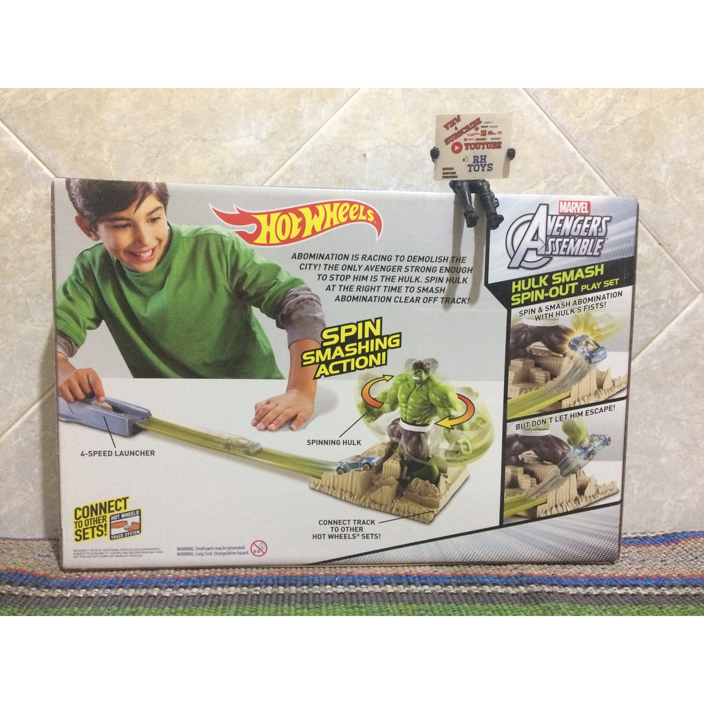 Hot wheels hulk smash spin out clearance