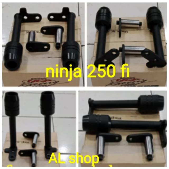 Jual pelindung fairing ninja 250 fi frame slider ninja 250 fi pelindung
