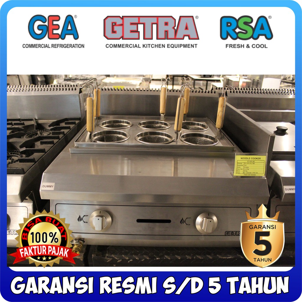 Jual Mesin Masak Mie Getra Et Gpc 60 Kompor Gas Mesin Rebus Mie Ayam 6