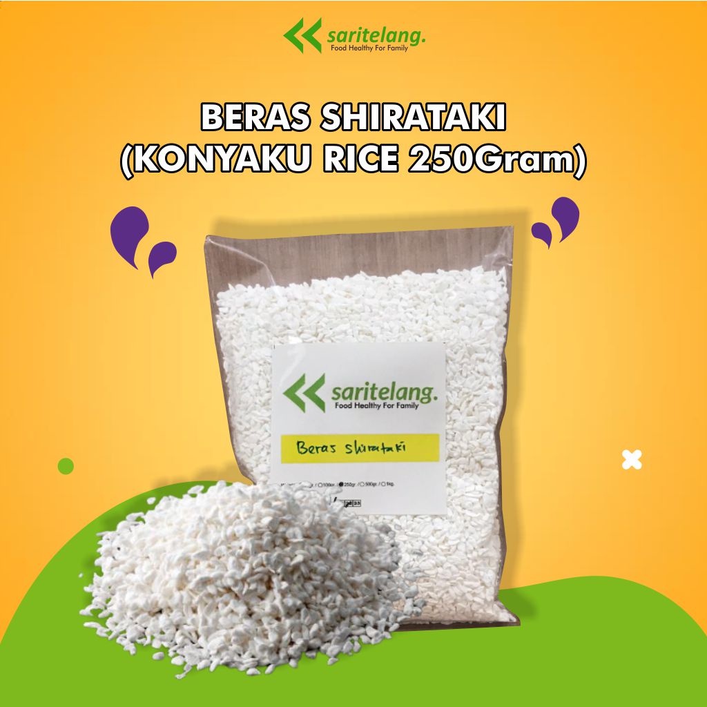 Jual Shirataki Konnyaku Rice / Beras Shirataki Konyaku 250Kg (Low Carb ...