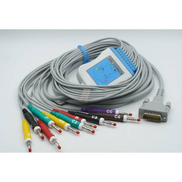 Direct Connect Edan ECG Cable 15 Pin Cable SE-1010, SE-1212 , SE 601