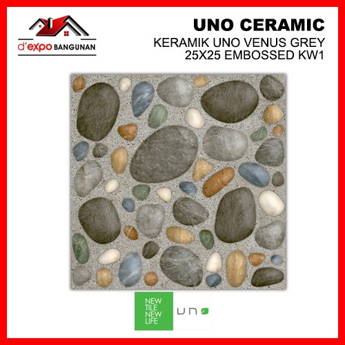 Jual Keramik Lantai Halaman Kamar Mandi Uno Ceramic Venus Grey