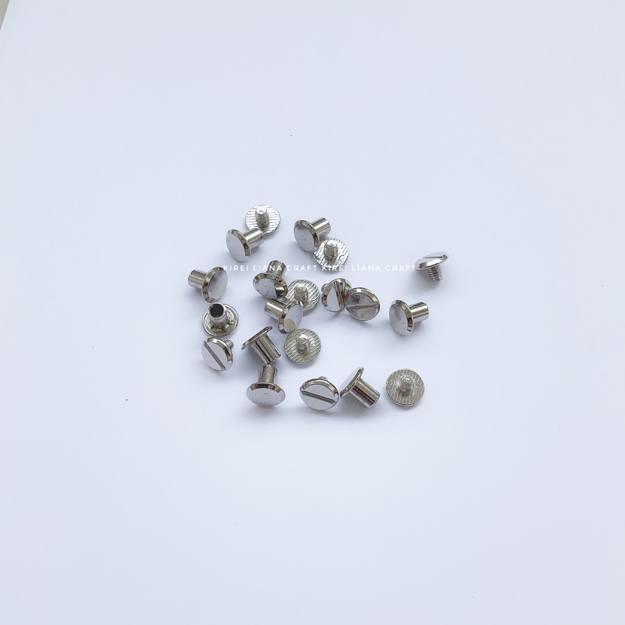 Jual Baut Skrup Screw Paku Rivet 4mm x 10 mm NIKEL - Baut Agenda ...