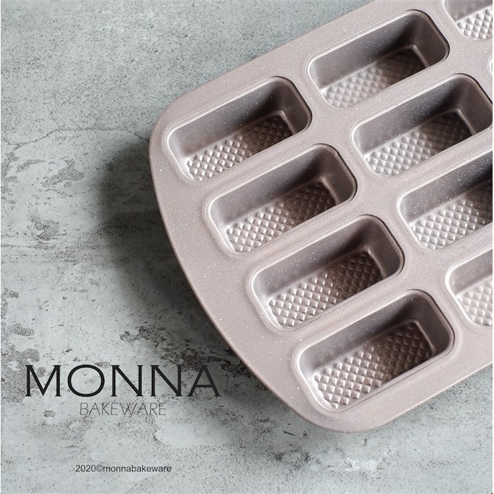 Jual Mini Loaf Pan Monna / Cetakan Kue Ogura / Loyang Monna Bakeware ...