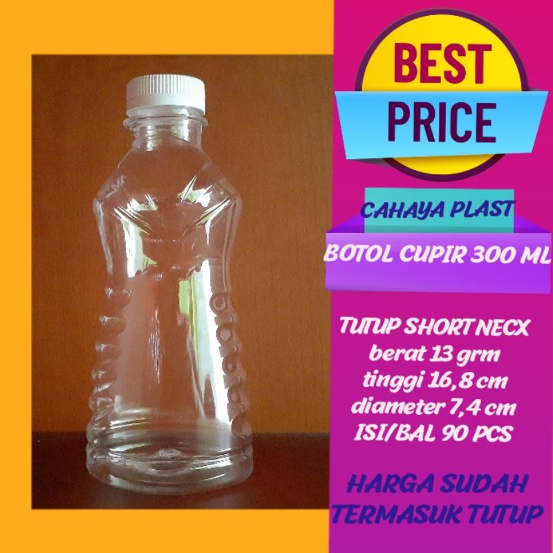 Jual Botol Cuci Piring 300Ml-Botol Plastik 300Ml-Free kardus isi 90 50 ...