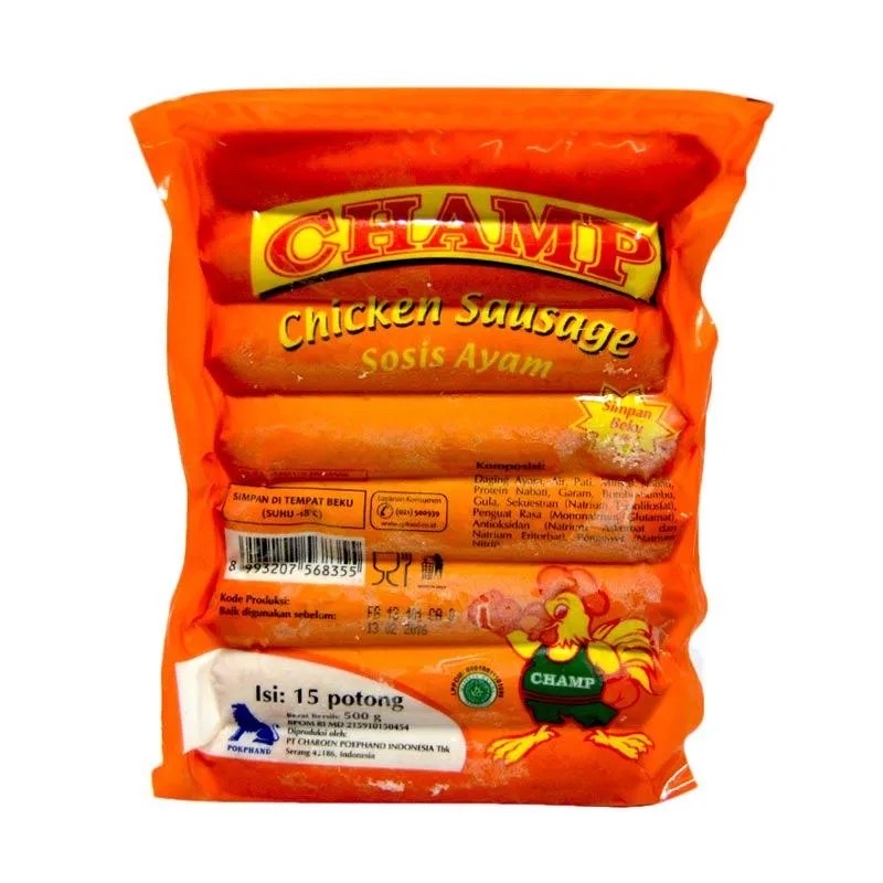 Jual Champ Chicken Sausage Sosis Champ Shopee Indonesia