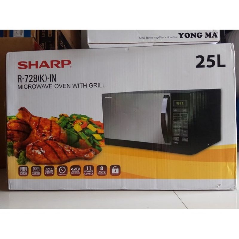 Jual microwave sharp R728K/W Kapasitas 25Liter | Shopee Indonesia