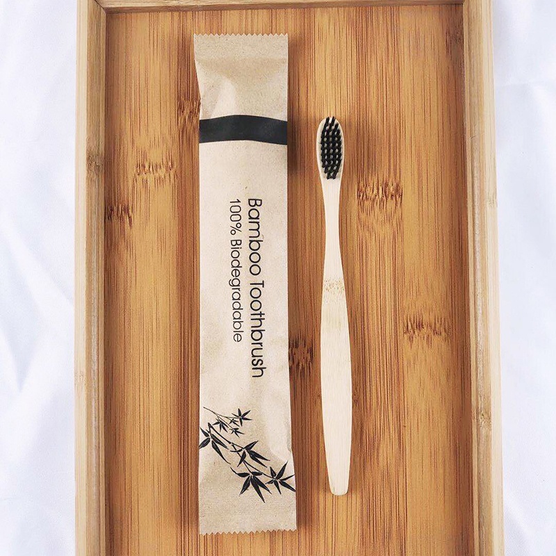 GREENZLA Kids Bamboo Toothbrushes, Natural Toothbrush Set - View #3