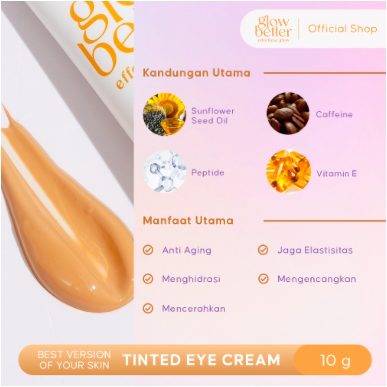 Jual MSBB - Glow Better Best Version Of Your Skin Tinted Eye Cream ...