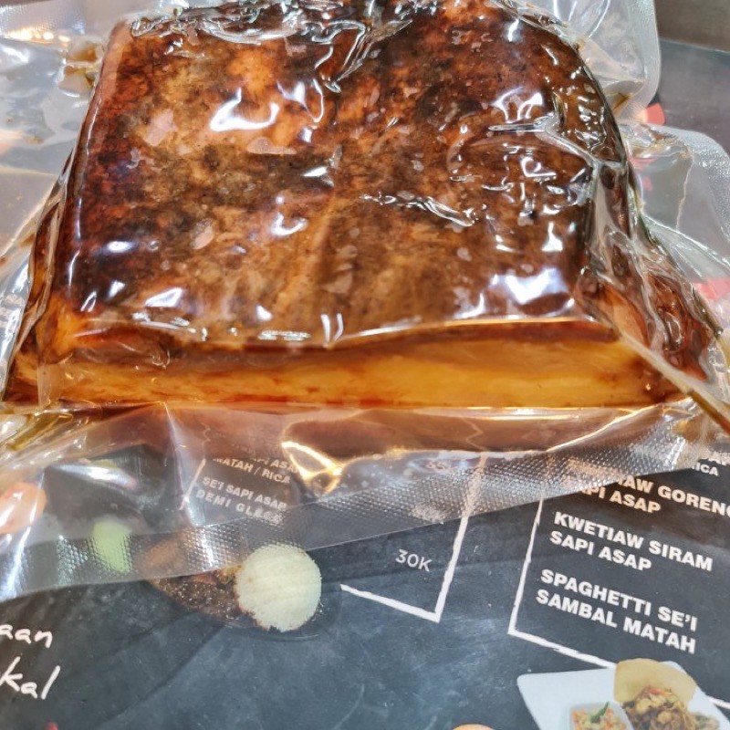 Jual sei sapi asap brisket utuh 900gram kualitas premium lengkap dengan ...