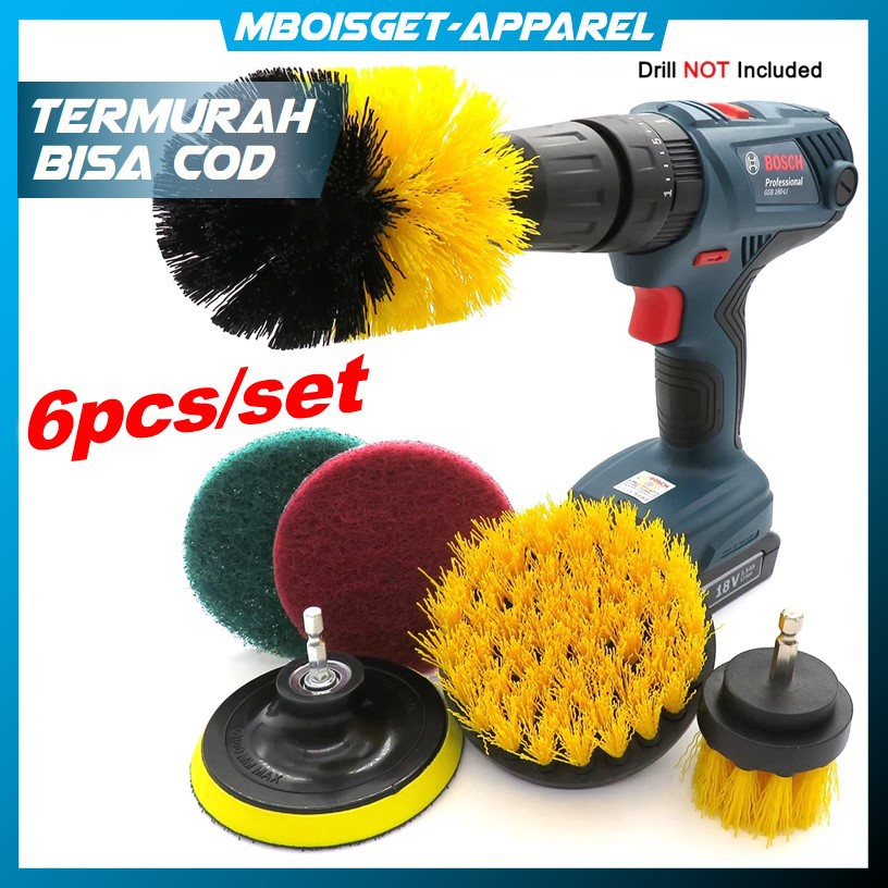 Jual Mboisget Mshier Kepala Sikat Bor Elektrik Power Cleaning Brush