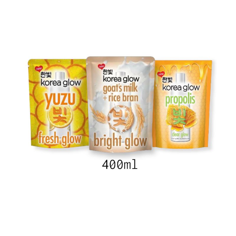 Jual Korea Glow Refill Body Wash Sabun Cair 400ml Shopee Indonesia