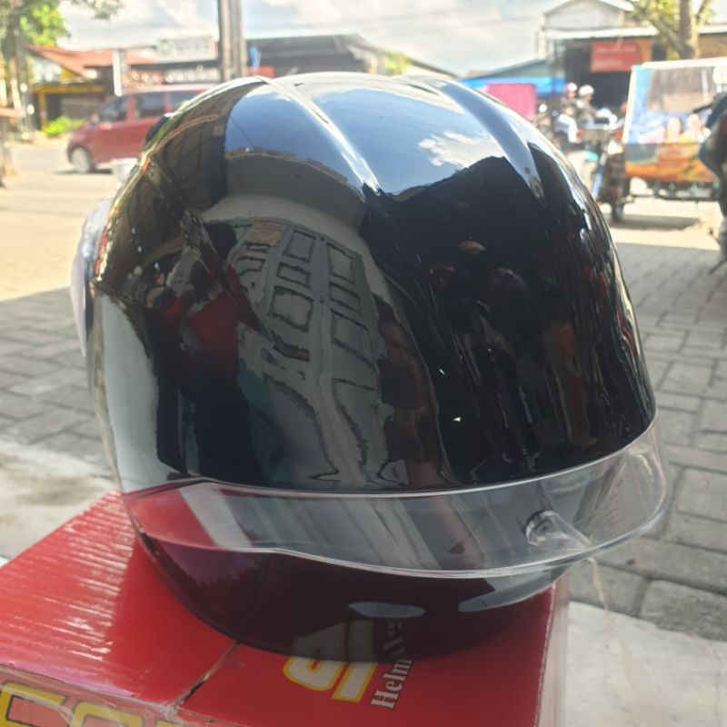Jual HELM FULL FACE SCOTT RX 8 BLACK METTALIC ( 2KG ) | Shopee Indonesia