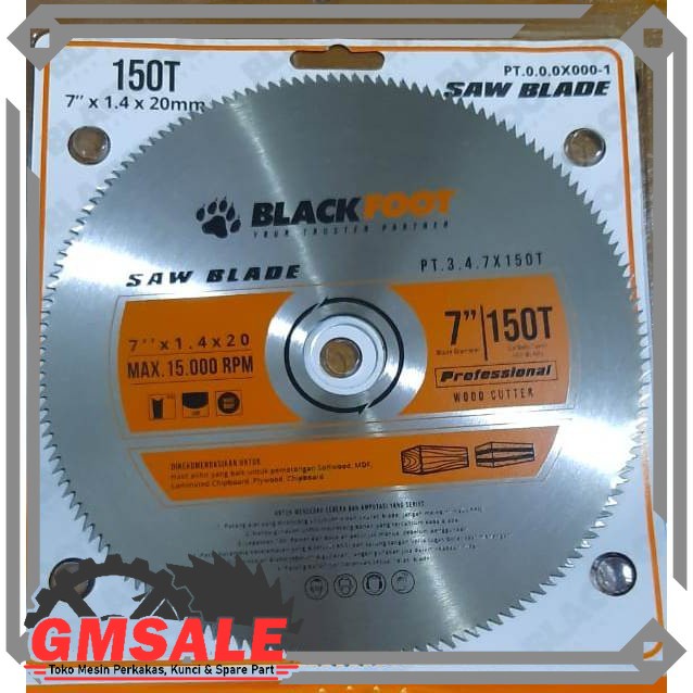 Jual Pisau Potong Kayu Circular Saw Blade X T Blackfoot Pisau Mitter