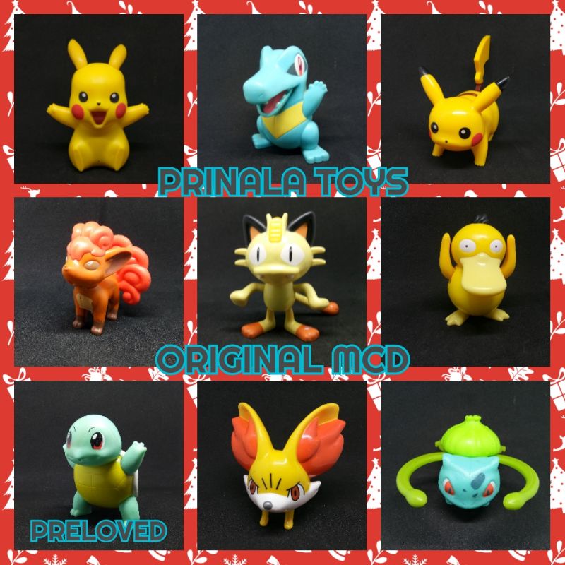 Jual Happy Meal McDonalds Pokemon Action Figure pokemon pikachu