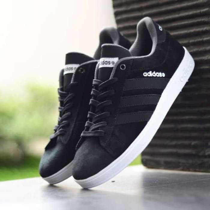 Jual Sepatu cantik Sepatu Kets Adidas School Sekolah Hitam 37