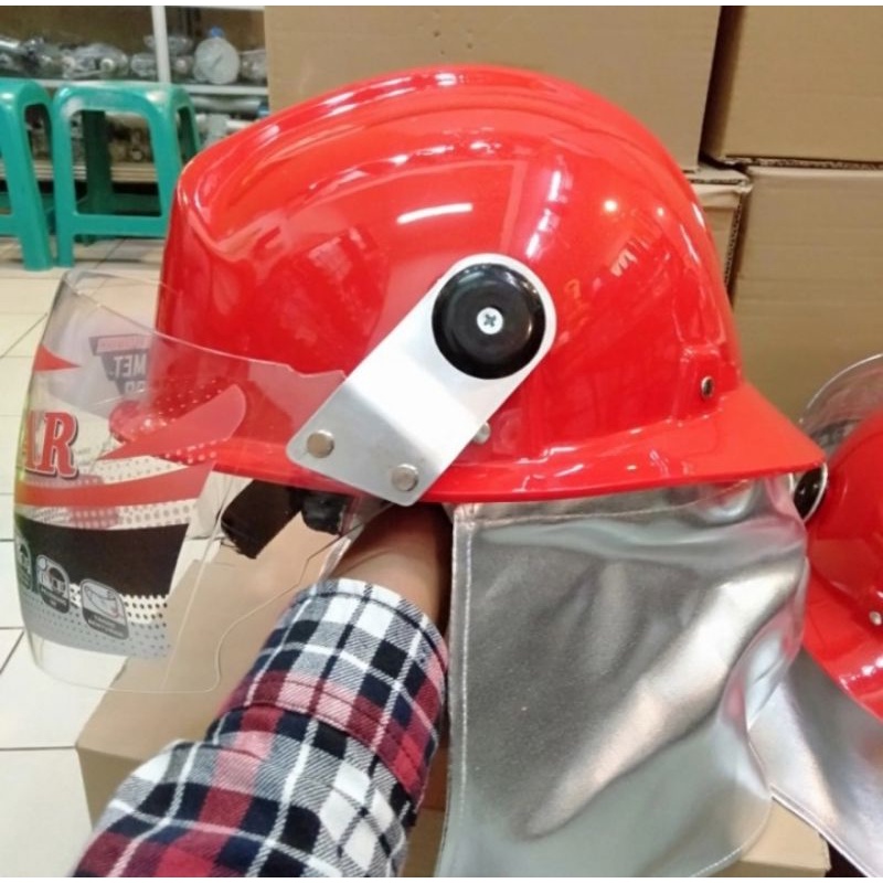 Jual Helm Safety Pemadam Kebakaran / Helmet Pemadam Api murah | Shopee ...