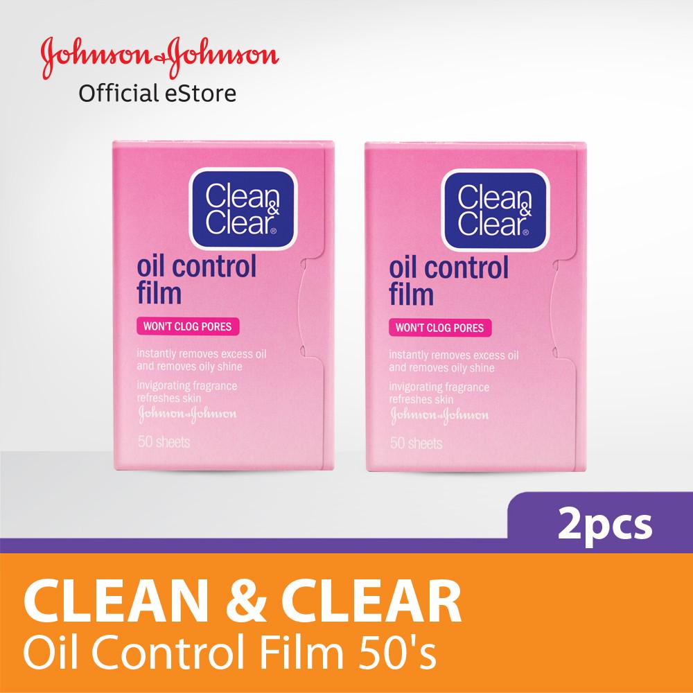 Jual Clean & Clear Oil Control Film Kertas Minyak Wajah 2 x 50 pcs ...