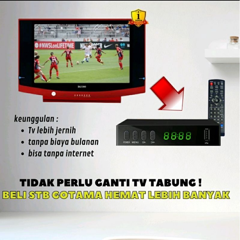 Jual Digital Set Top Box TV Penerima Siaran Digital Receiver Full HD