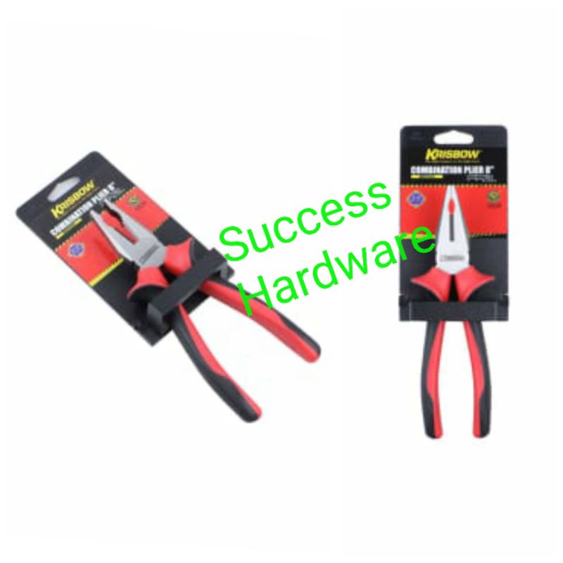 Jual KRISBOW COMBINATION PLIER 8INCH LPCP8 TANG KOMBINASI 8 INCI ...