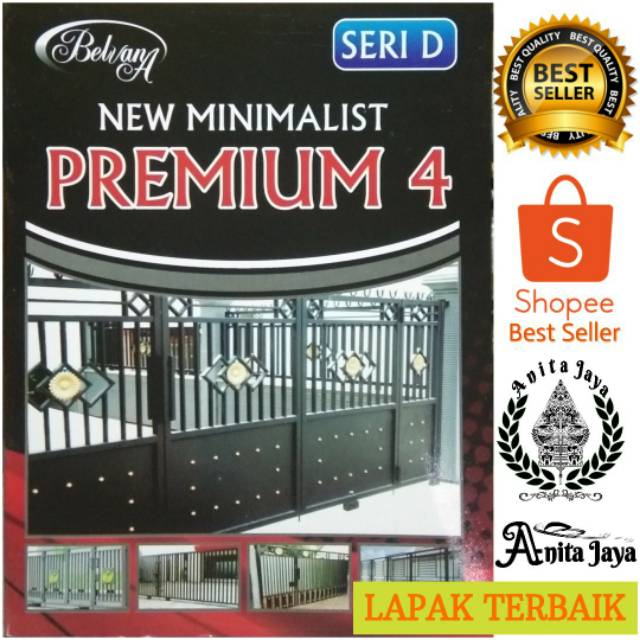 Jual buku katalog pagar desai minimalis modern premium 4 buku kecil