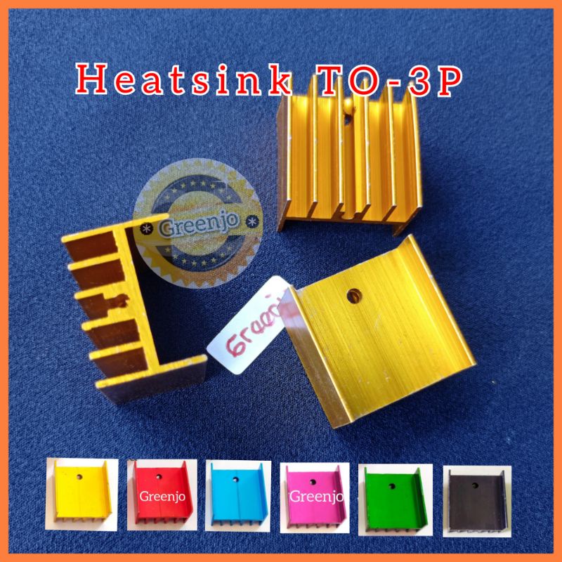 Jual Heatsink Aluminium - Toshiba 5200 A1941 MJL NJW mur3060 mosfet dll ...