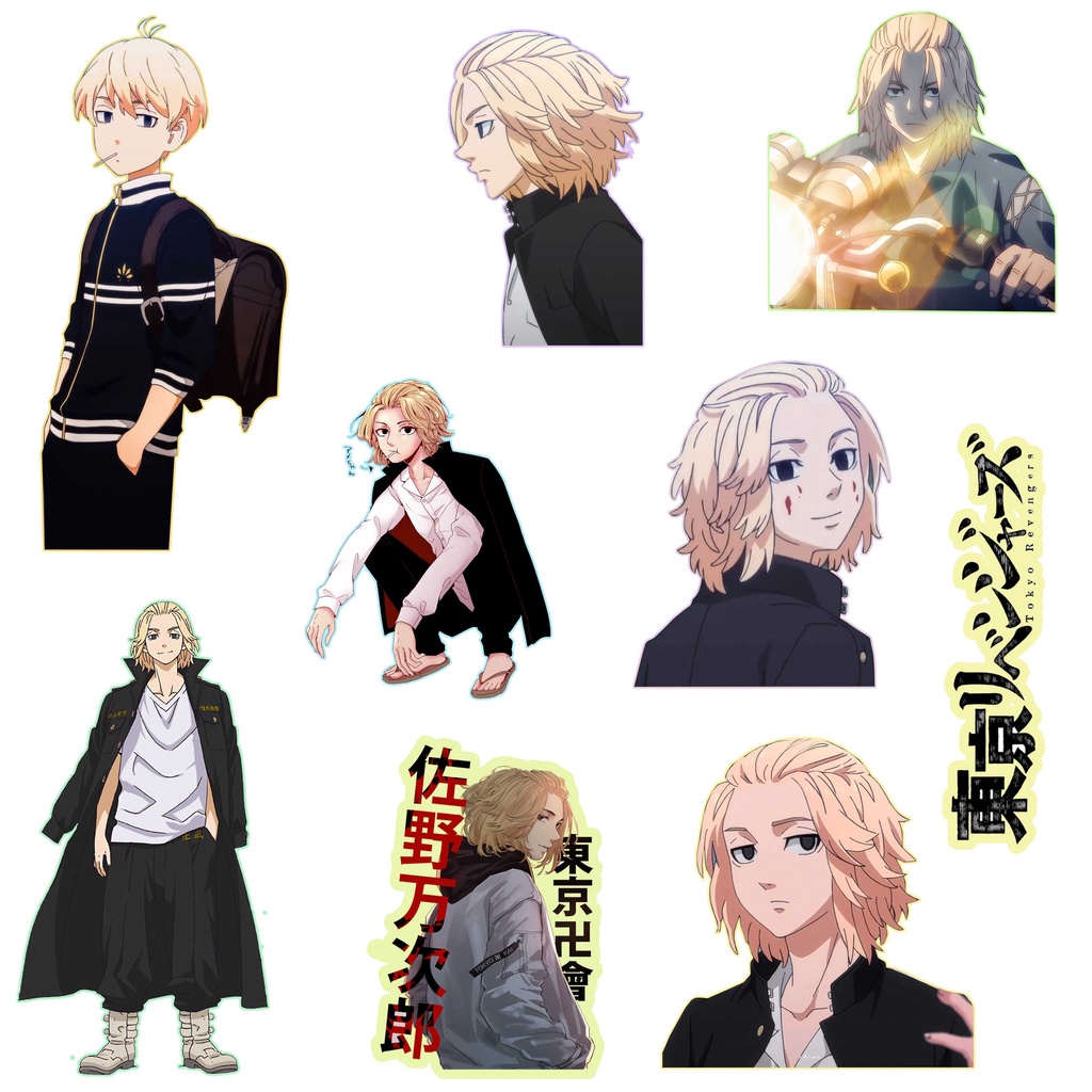 Jual Stiker Mikey Tokyo Revengers BISA CUSTOM Sticker Pack Takemichi