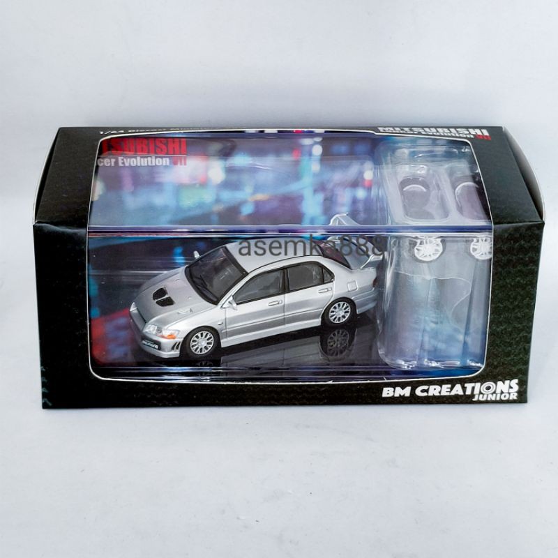 Jual BM Creation Mitsubishi Lancer EVO VII silver | Shopee Indonesia