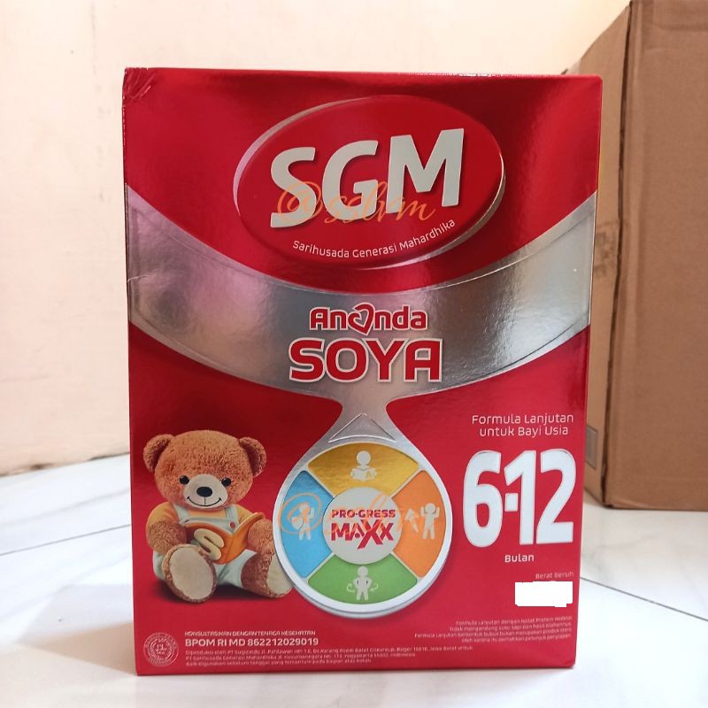 Jual SGM Ananda 2 Soya 6-12 Bulan Box 400gr / 400 gr SUSU FORMULA