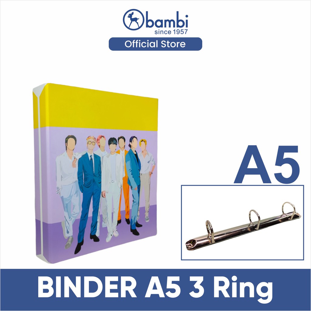 Jual KPOP SERIES // Bambi DType Ring Binder BUTTER Series Koleksi