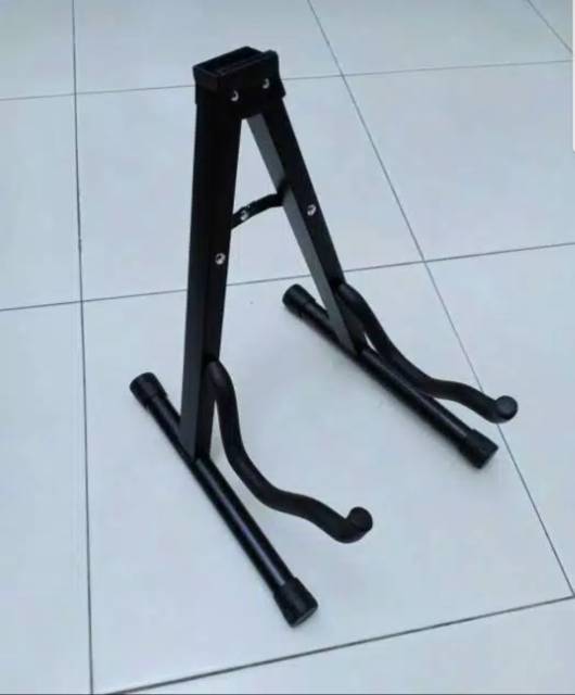Jual Stand gitar stand bass stand biola besi coating halus bisa dilipat ...
