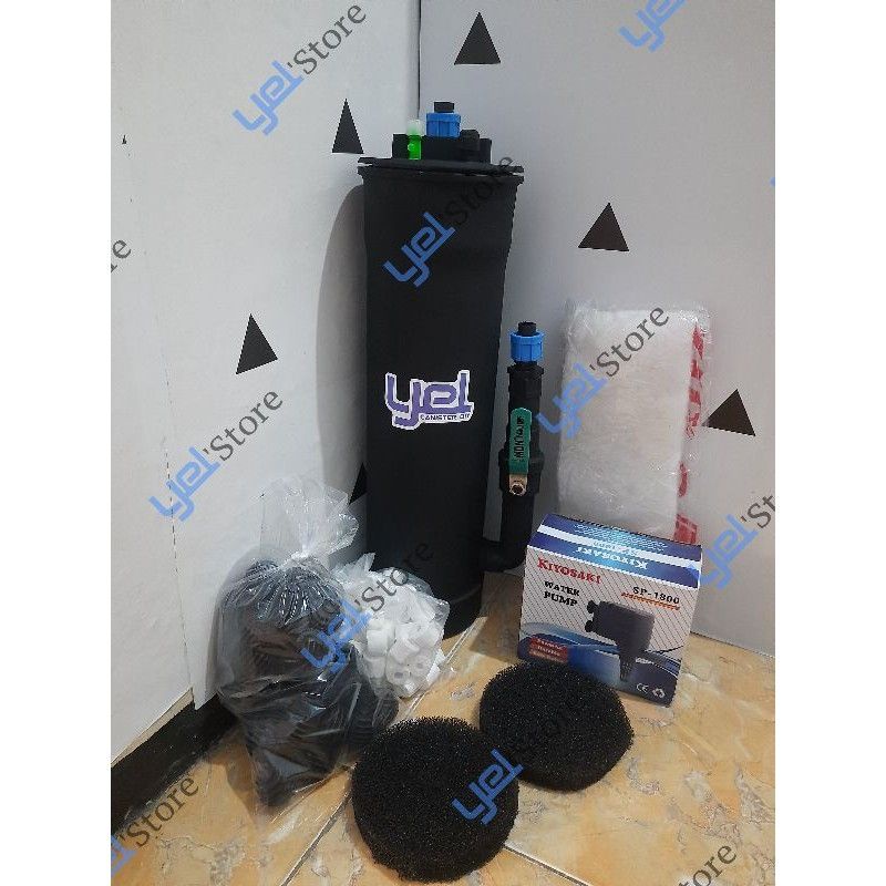Jual filter canister diy + pompa + isi media Shopee Indonesia