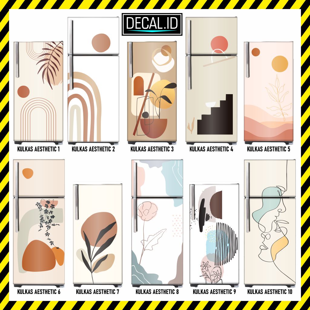 Jual STIKER Kulkas 1 Pintu dan STICKER Kulkas 2 Pintu Motif Terbaru ...
