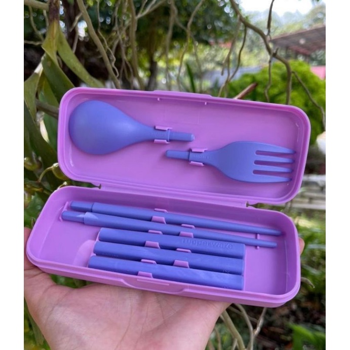 Jual portable cutlery/cutlery tupperware/portable chopstick/chopstick ...