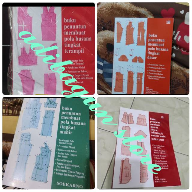 Jual Buku Penuntun Membuat Pola Busana Tingkat Dasar Terampil Mahir ...