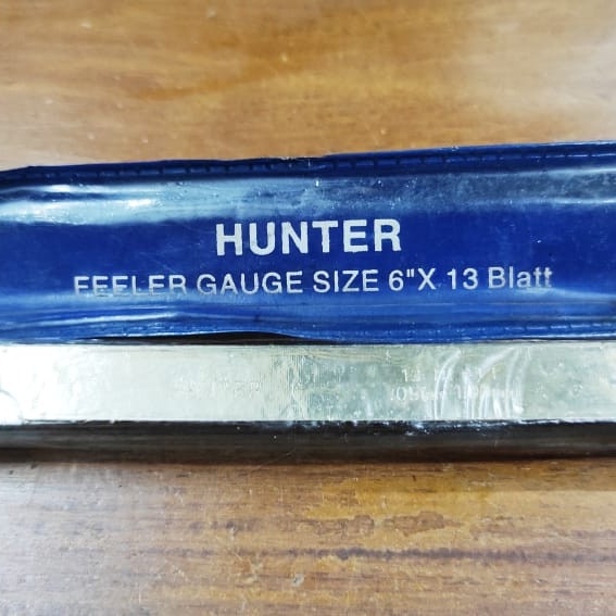Jual Feeler gauge stel klep Hunter 6 inch 13 blades | Shopee Indonesia