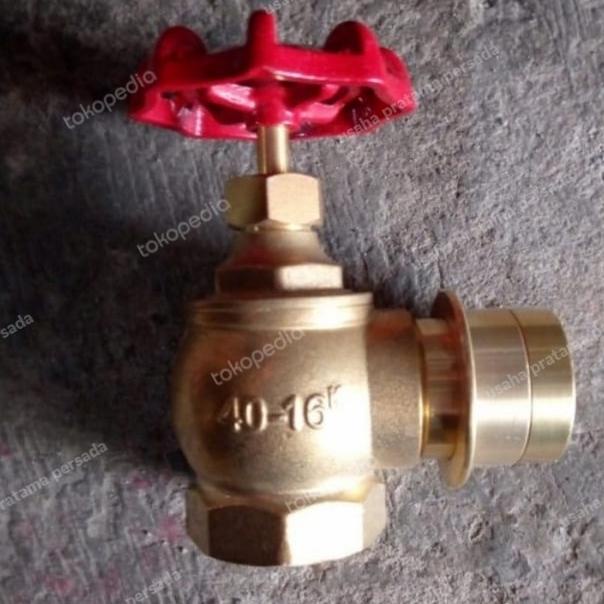 Jual Hydrant Valve Machino Coupling 1 Inch 16K Brass DN 40 | Shopee Indonesia