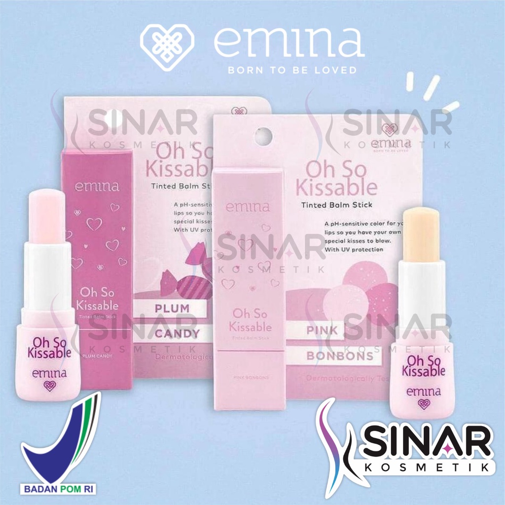 Jual Emina Oh So Kissable Tinted Lip Balm Shopee Indonesia