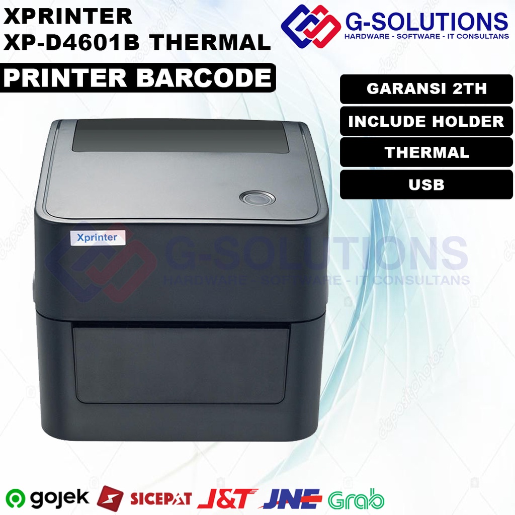 Jual PRINTER BARCODE THERMAL ORIGINAL XPRINTER XP-D4601B SIZE 110MM/A6 ...