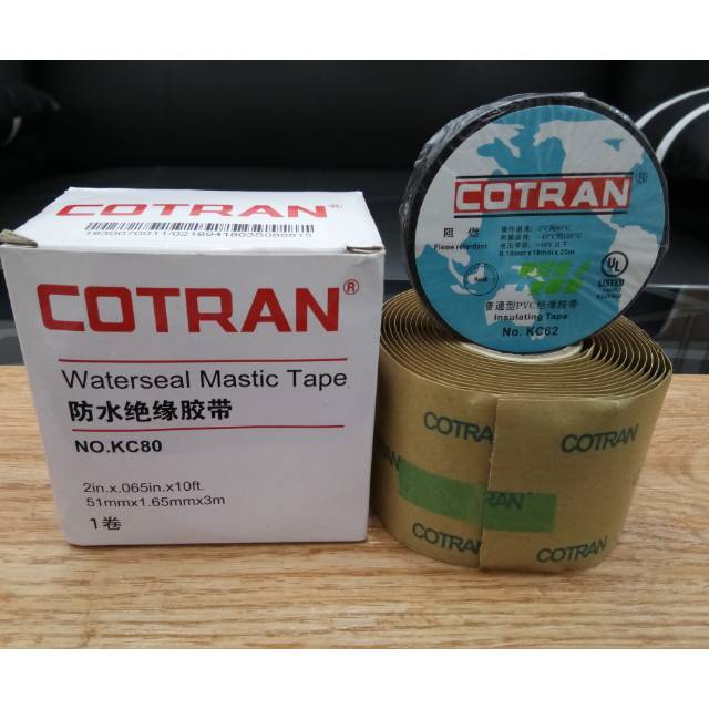 Jual Waterseal Mastic Tape Rubber Cotran Kc80 51mmx1.65mmx3m Shopee Indonesia
